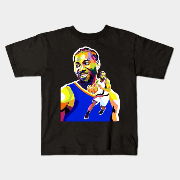 Kawhi Leonard Kids T-Shirt by Vector Baturaja